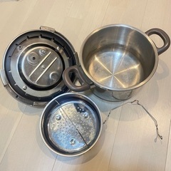オンライン決済、説明書添付【T-fal 】圧力鍋（3L）の画像