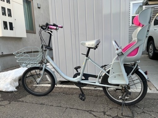 ★お値下げ★bikke2 非アシストタイプ　自転車チャイルドシート付き　ヘルメット付き