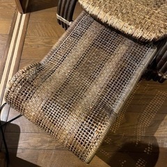 ラタン　 リクライニングチェアの画像