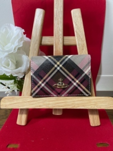 値下げ新品ヴィヴィアンウエストウッド  三つ折りがま口財布