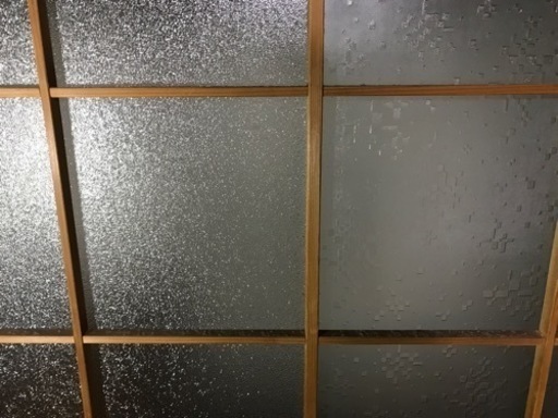 最終価格】建具その7 型板ガラス「古都」「梨地?」引き戸 昭和レトロ 最終価格】建具その7 型板ガラス「古都」「梨地?」引き戸 昭和レトロ