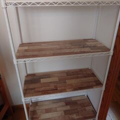 中古ラック天板付き美品