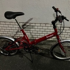 最終値下げ！！　ブリヂストン　スニーカースポーツ　ストリート仕様　20インチ　折りたたみ自転車　東十条駅か十条駅引き取り。の画像
