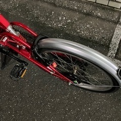 最終値下げ！！　ブリヂストン　スニーカースポーツ　ストリート仕様　20インチ　折りたたみ自転車　東十条駅か十条駅引き取り。の画像