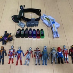 ウルトラマントリガー変身グッズ＋ウルトラマンソフビ各種