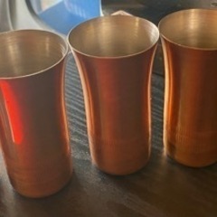 バラ売り⭕️最終処分特価中‼️純銅タンブラー 2個セット売り(未使用)