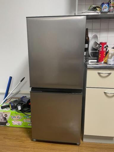 ２ドア冷凍冷蔵庫 135L シルバー AQUA AQR-14N(S)