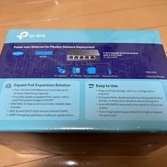 TP-Link スイッチングハブ 5ポート PoE TL-SG1005LPの画像