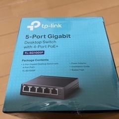 TP-Link スイッチングハブ 5ポート PoE TL-SG1005LPの画像
