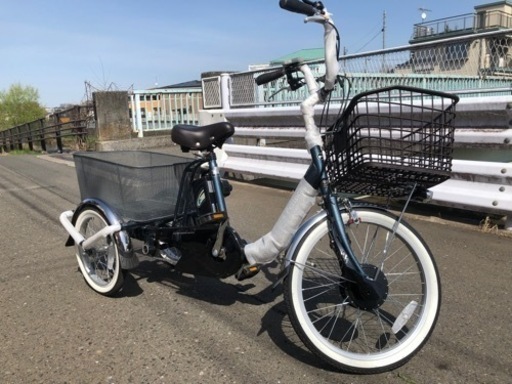 ほぼ未使用！電動三輪自転車♪