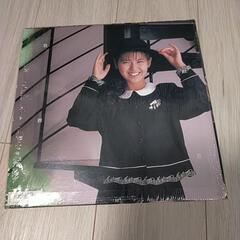 南野陽子 楽園のDoor LPサイズジャケットシングルレコードの画像