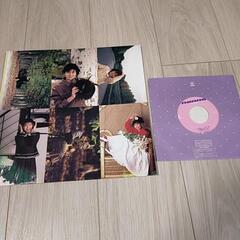 南野陽子 楽園のDoor LPサイズジャケットシングルレコードの画像