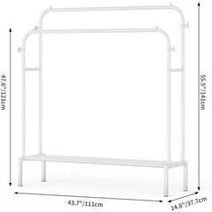 【決まりました】ハンガーラック（ホワイト）の画像