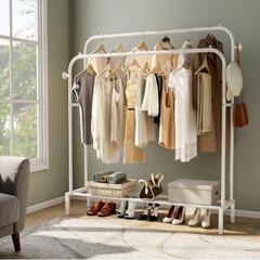 【決まりました】ハンガーラック（ホワイト）の画像