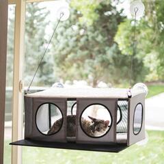 【部分パーツのみ】K&H ケーアンドエイチ キャットハウス 窓貼りタイプ EZ MOUNT PENTHOUSE

の画像