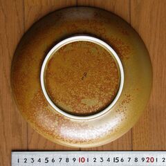 未使用品 たち吉 和皿３枚 金彩草文 径２０センチの画像
