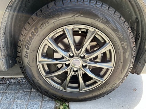 【近隣配達可】スタッドレスタイヤ ヨコハマ アイスガード G075 225/65R17