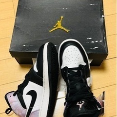 AIR JORDAN 1 MID SE (GS) エアジョーダン1MID SE ジュニアシューズの画像