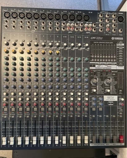 パワードミキサー、パッシブスピーカー×2、スピーカースタンド×2