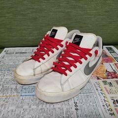 NIKE 30.0cm スニーカー 白 × 赤 ナイキ