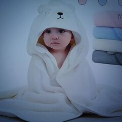 スーパーソフトで吸収性のある漫画の動物の幼児/子供用 バスタオル...