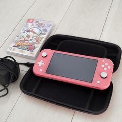 Nintendo Switch Light コーラル 収納ケース...