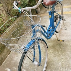 自転車 26インチ　ブルー
