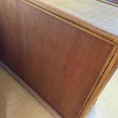 【無料】籐のタンス 五段の画像