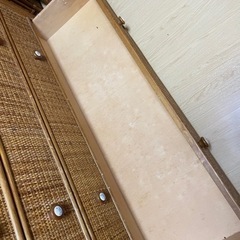 【無料】籐のタンス 五段の画像