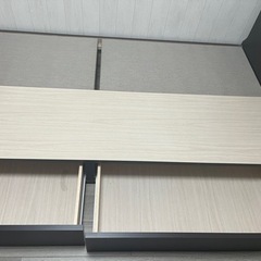 引き出し収納二杯付きベッド✖️2台の画像
