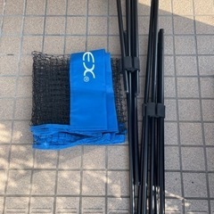 CALFLEX テニス　ネット　バドミントン　簡単組み立ての画像