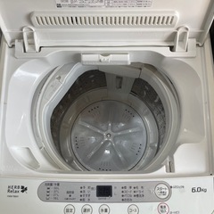 ヤマダ6kg全自動洗濯機2017年製YWM-T60A1 分解洗浄済み　一ヶ月保障付き【リサイクルショップ道楽屋】の画像