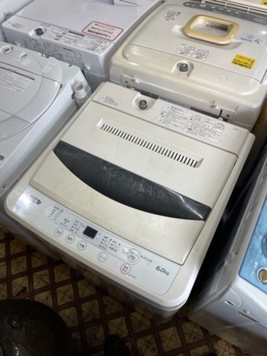 ヤマダ6kg全自動洗濯機2017年製YWM-T60A1 分解洗浄済み　一ヶ月保障付き【リサイクルショップ道楽屋】