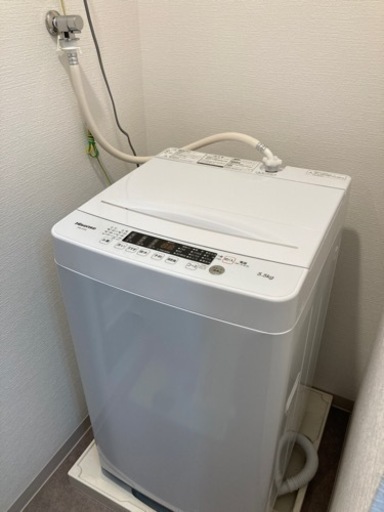 【2022年製】洗濯機5.5kg Hisense HW-K55E