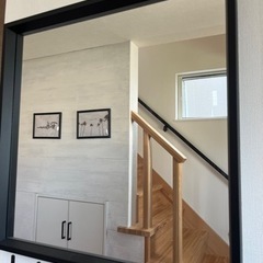 IKEA 鏡　65×65㎝