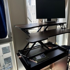 昇降式スタンド_スタンディングデスクへ！の画像