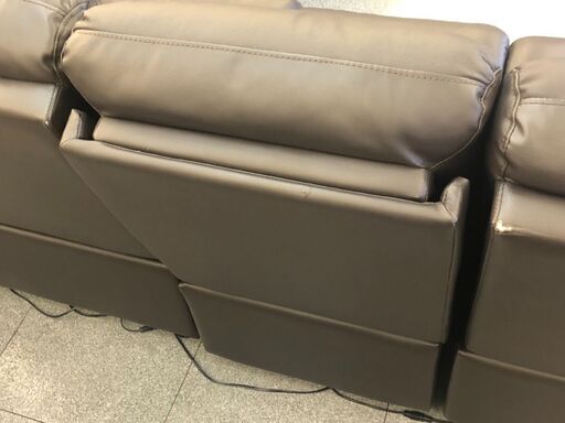 1-98 3人用電動リクライニングソファー【一部地域配送可・現状渡し】カグマニア