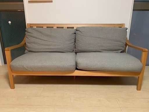 【美品】ニトリ　3人掛けソファー　アルナス