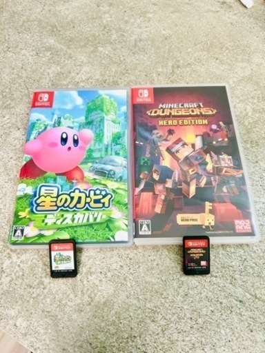スイッチ　星のカービィ　マイクラダンジョンズ　セット売り