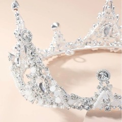 結婚式　ブライダル　二次会　ティアラ　クラウン　ヘアアクセ　アクセサリー の画像