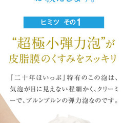 二十年ホイップ洗顔(個包装で清潔です)くすみ専用洗顔の画像
