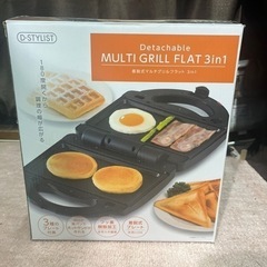 未使用品 着脱式マルチグリルフラット 3inの画像