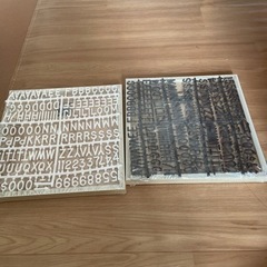 レターボードの画像
