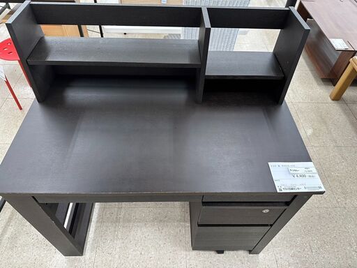 ★ジモティ割あり★ ㈱ベガコーポレーション デスク 黒 H99×D60×W99.5 クリーニング済み TJ5075