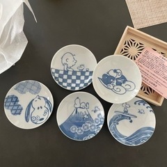 スヌーピー 豆皿セットの画像