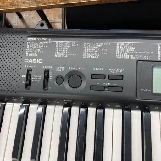 音出しOK】電子キーボード ピアノ 鍵盤楽器 CASIO 脚付（B3-85）