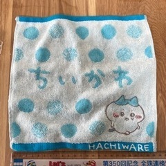ハチワレのハンドタオル