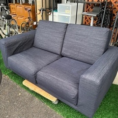 無印良品 無印 MUJI デニムソファ デニムソファー ソファ ソファー 2人