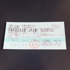 青春18きっぷ　4回分　JR