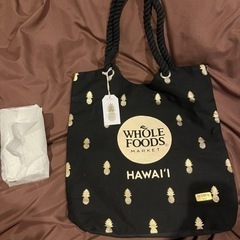 《新品未使用》ハワイ限定！ホールフーズのタグアロハ（Tag Aloha）エコバッグの画像